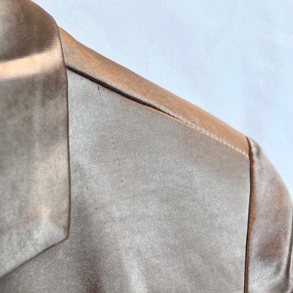 Lulu's Taupe Satin Oversized Blazer - NWT, very oversized - Picture 9 of 9